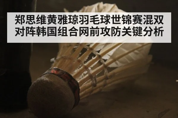 郑思维黄雅琼羽毛球世锦赛混双对阵韩国组合网前攻防关键分析